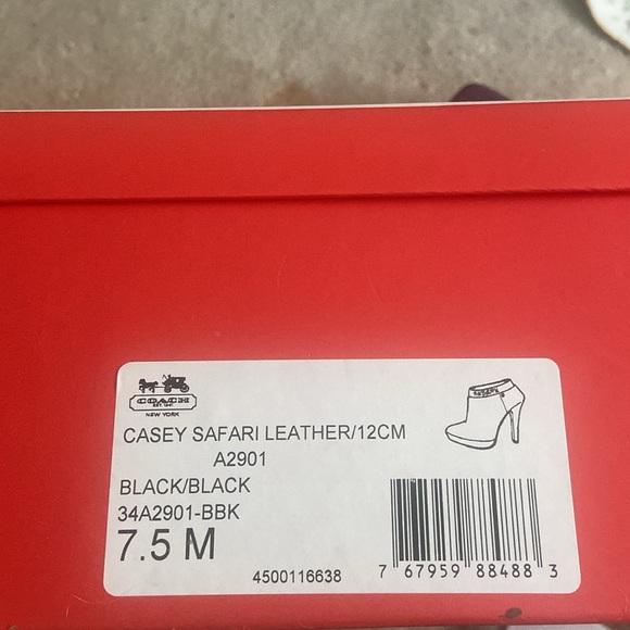 Coach Casey safari leather booties - Picture 9 of 9